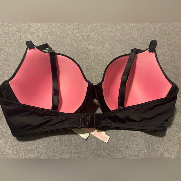Victoria's Secret Black Bra with Pink and Yellow Floral Accents - Picture 2 of 7
